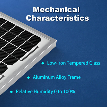 10 Watt 12 Volt Monocrystalline Solar Panel - Beau’s store
