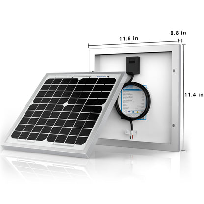 10 Watt 12 Volt Monocrystalline Solar Panel - Beau’s store