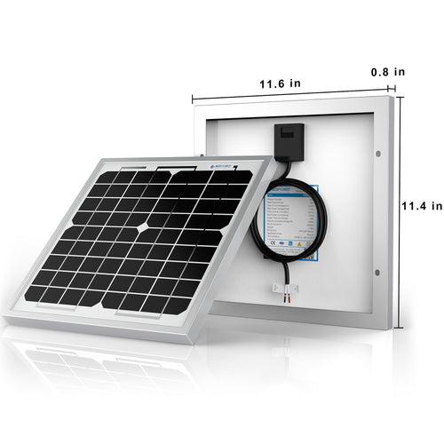 10 Watt 12 Volt Monocrystalline Solar Panel - Beau’s store