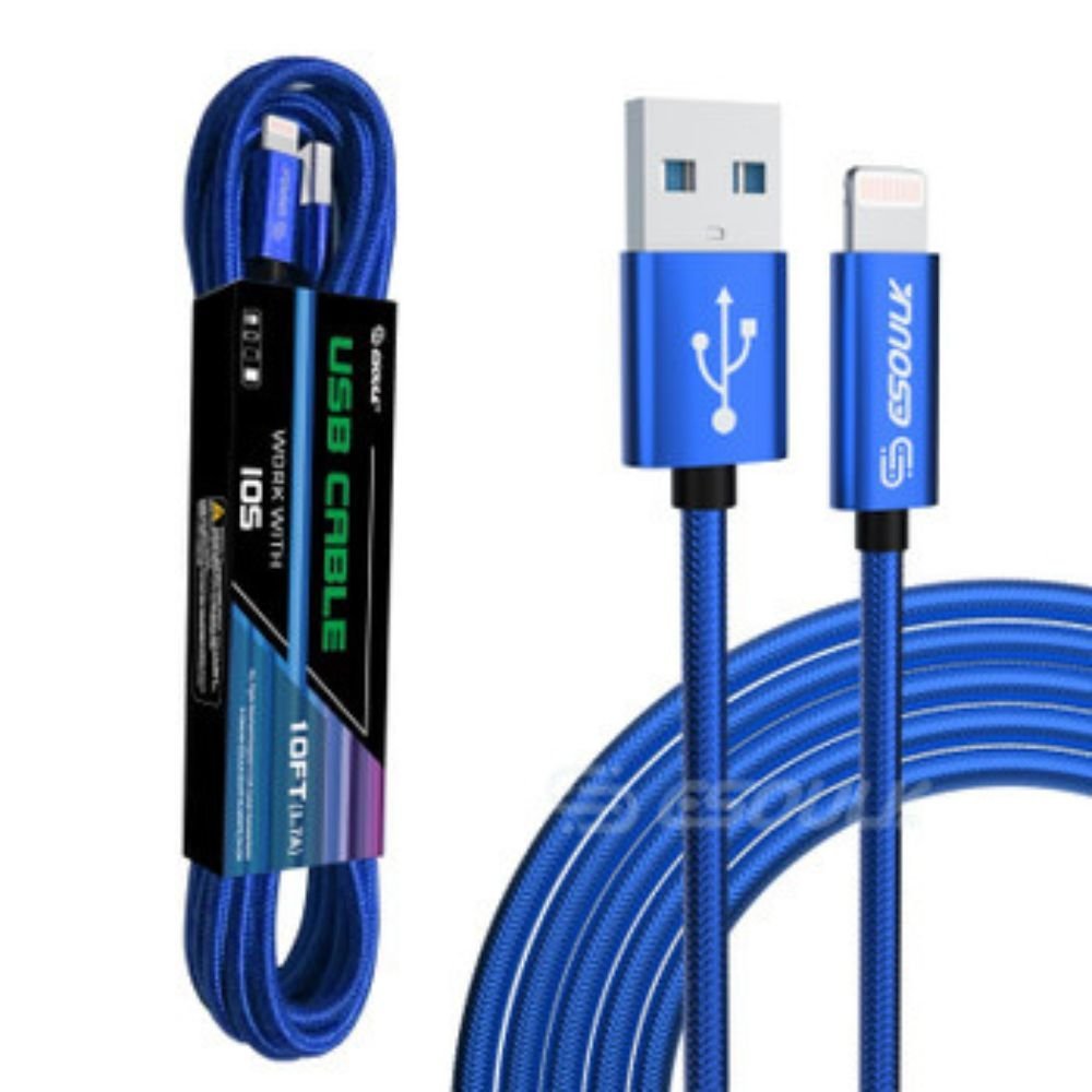 10FT USB Cable For IPhone XS/XR/XS MAX 1.7A - Beau’s store