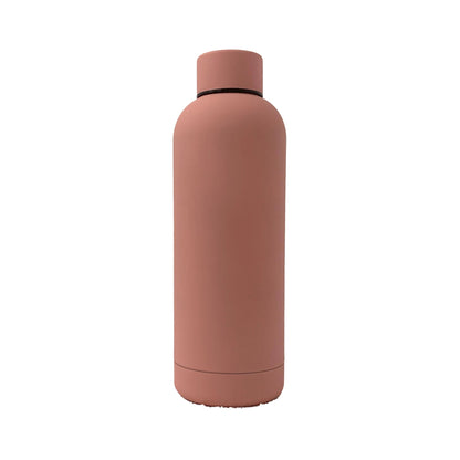 17oz Rubber Vacuum Insulated Stainless Steel Water Bottle - Beau’s store