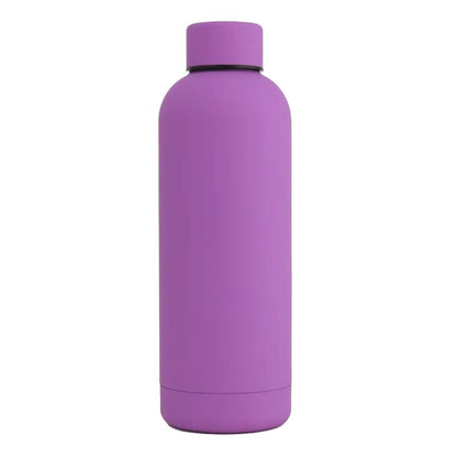 17oz Rubber Vacuum Insulated Stainless Steel Water Bottle - Beau’s store