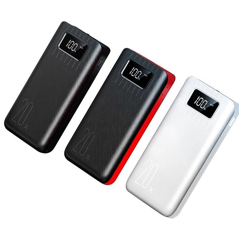 20000mAh External Battery Power Bank Dual USB With LED Flashlight - Beau’s store