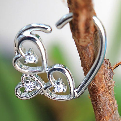 316L Stainless Steel Love in the Air Heart Cartilage Earring - Beau’s store