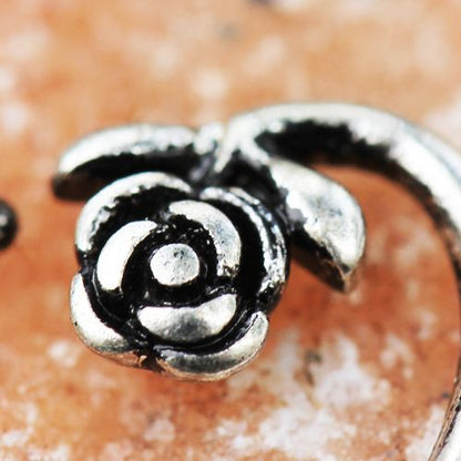 316L Stainless Steel Rose Heart Cartilage Earring - Beau’s store
