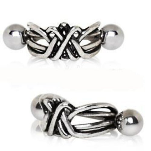 316L Stainless Steel Wire Wrapped Cartilage Cuff Earring - Beau’s store