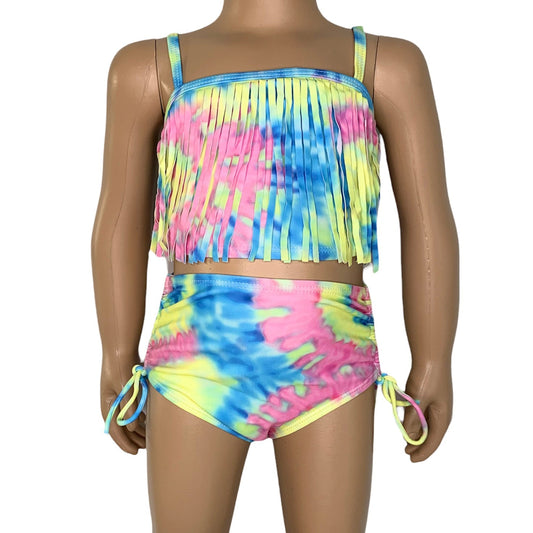 AL Limited Girls 2 piece Pastel Tie Dye Tankini Swimsuit - Beau’s store