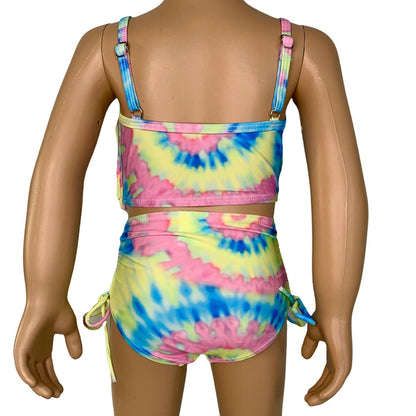 AL Limited Girls 2 piece Pastel Tie Dye Tankini Swimsuit - Beau’s store