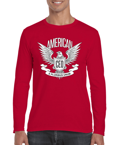 American CEO Patriotic Eagle Men's Long Sleeve Shirt - Beau’s store