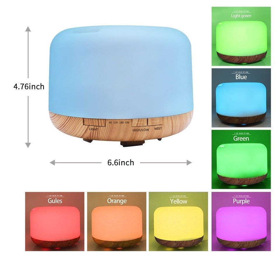 Color Changing Essential Oil Aromatherapy Diffuser With Remote - Beau’s store