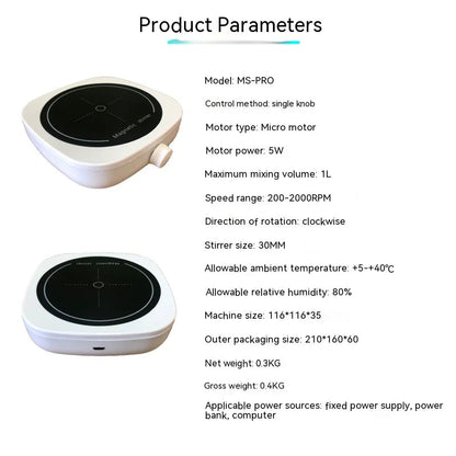 Compact Magnetic Stirrer for Laboratory Use - Beau’s store
