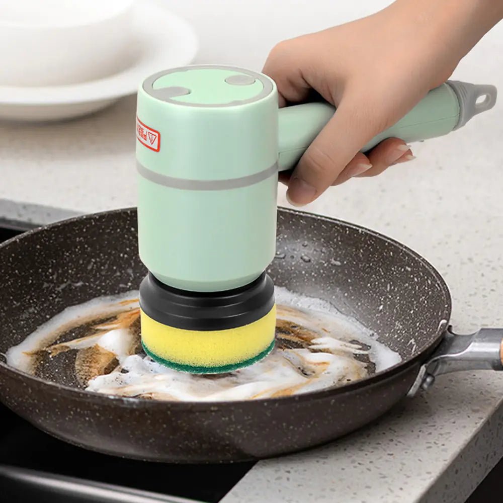 Electric Cleaning Brush 3 Brush Heads Cleaner Multifunctional - Beau’s store