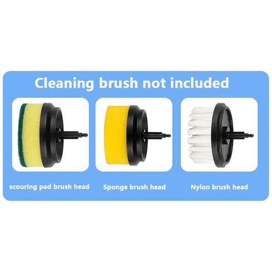 Electric Cleaning Brush 3 Brush Heads Cleaner Multifunctional - Beau’s store