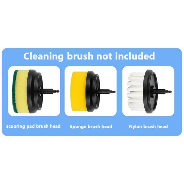 Electric Cleaning Brush 3 Brush Heads Cleaner Multifunctional - Beau’s store