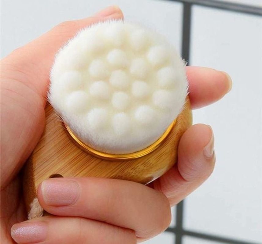 Facial Brush with Bamboo Handle - Beau’s store