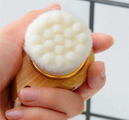 Facial Brush with Bamboo Handle - Beau’s store