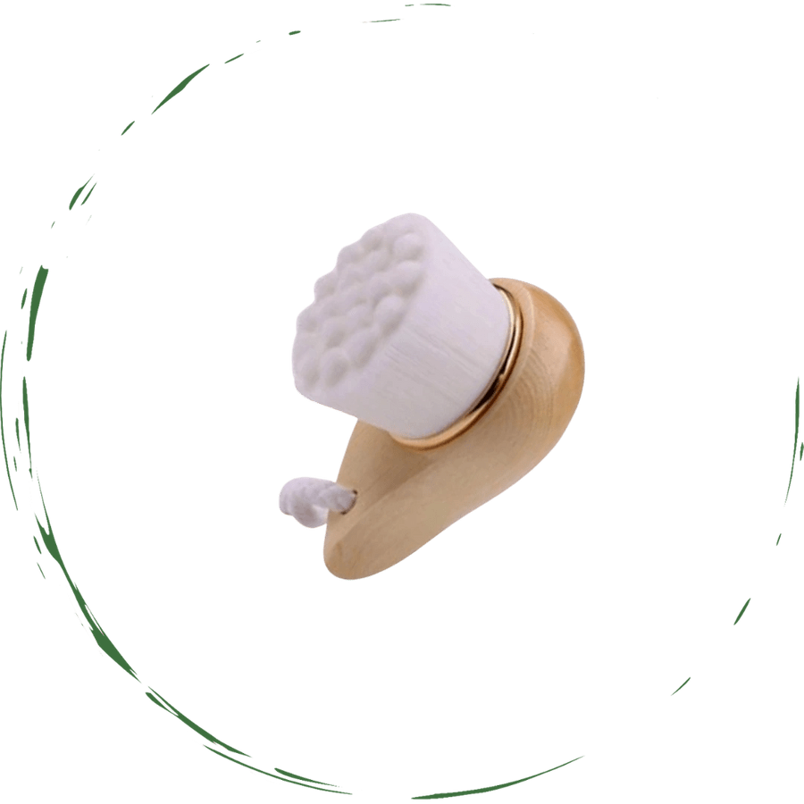 Facial Brush with Bamboo Handle - Beau’s store