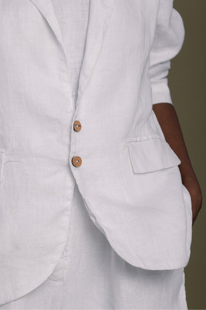 Hemp Three Piece Set in White - Beau’s store