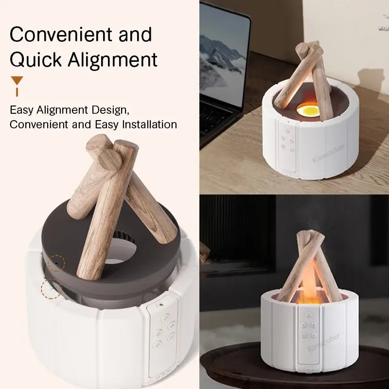 Simulated Flame Aroma Diffuser - Beau’s store